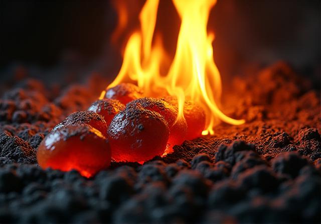 Professionelles Kochen mit offenem Feuer