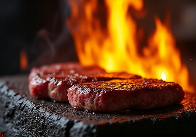 Live Cooking am offenen Feuer